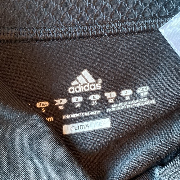 Adidas Mid-Calf Low Waist Black Leggings - Picture 5 of 6